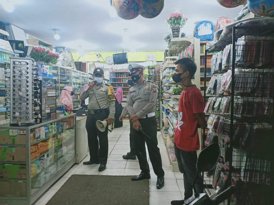 Putus Mata Rantai Covid-19 di Wilkum, Polsek Pangkalan Kuras Galakkan Operasi Yustisi