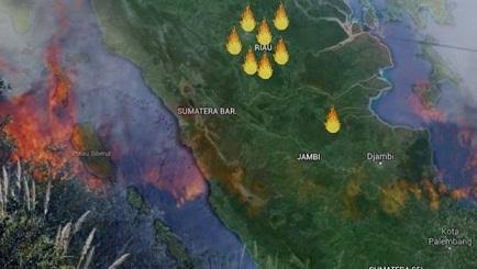 Duh! Meski Hujan, Titik Api di Sejumlah Wilayah tak Kunjung Padam