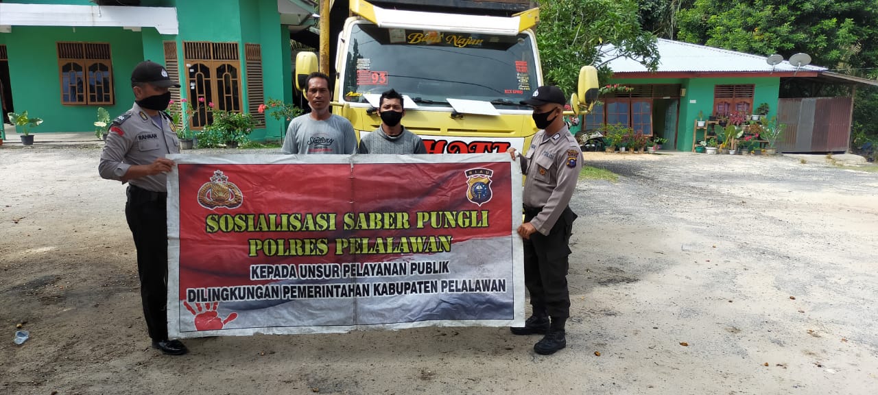 Saber Pungli, Polsek Bandar Sei Kijang Gencar Sosialisasi