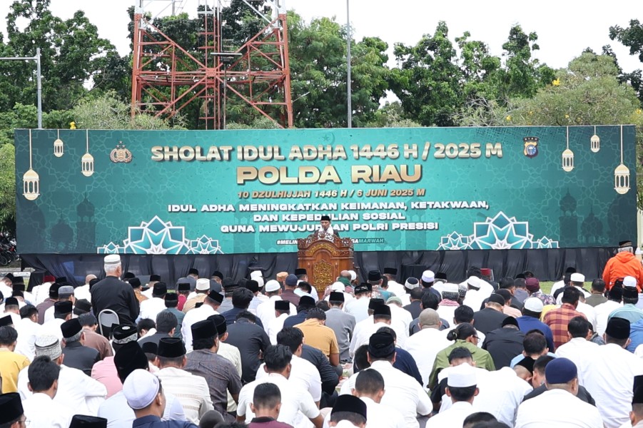 Iduladha 1446 H di Mapolda Riau: Menguatkan Silaturahmi, Menebar Kepedulian