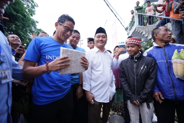Tantang Jokowi Blusukan ke Pasar-Pasar, Sandiaga Uno: Kita Search for the Size of Tempe