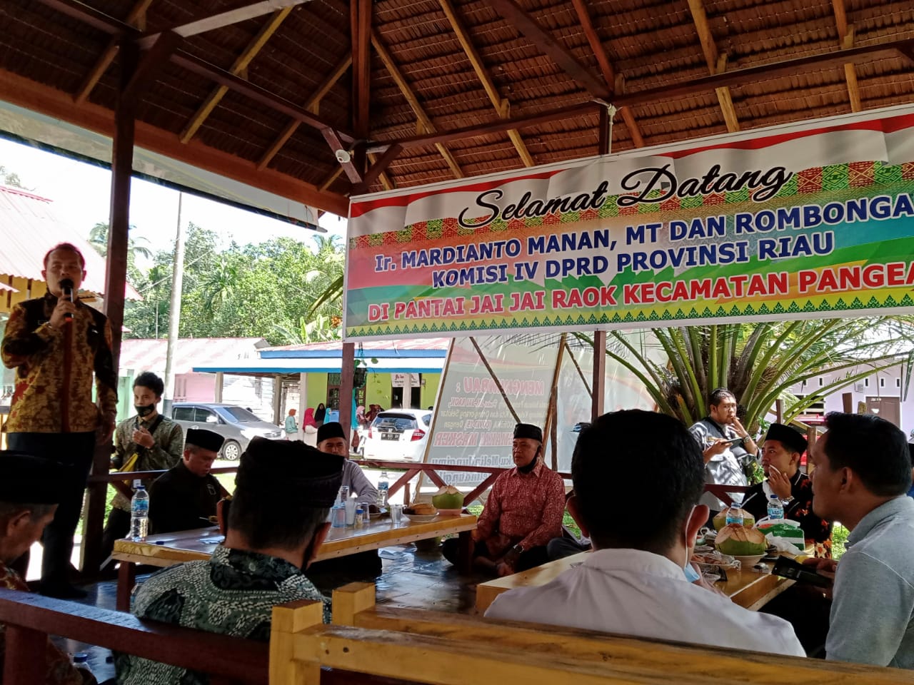 Kunjungan Komisi IV DPRD Riau Ke Pangean, Mahviyen  Titipkan Harapan Agar Jalan Poros Sako –SKP II- Simpang Kuran Menjadi Jalan Provinsi