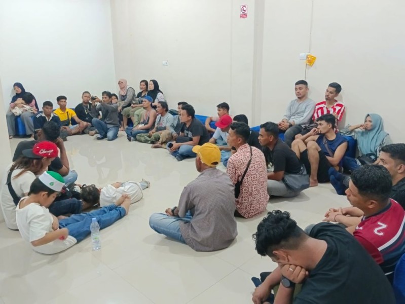 37 PMI Ilegal dan 1 Warga Bangladesh Diamankan di Kawasan Perkebunan Dumai