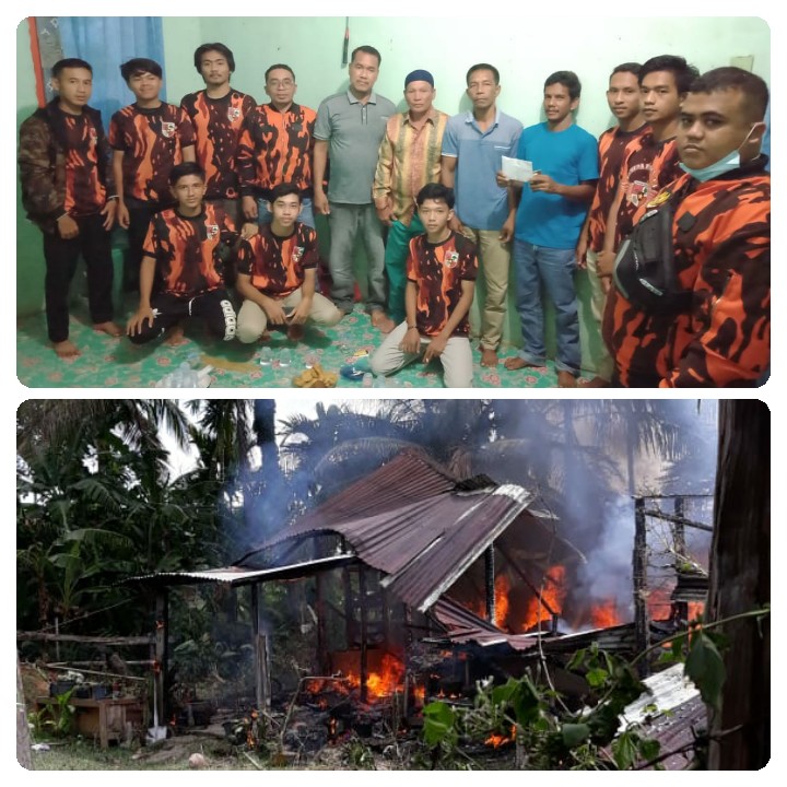 Pasca Kebakaran Di Pulau Lancang  Team ASA Dan PP Benai Salurkan Bantuan