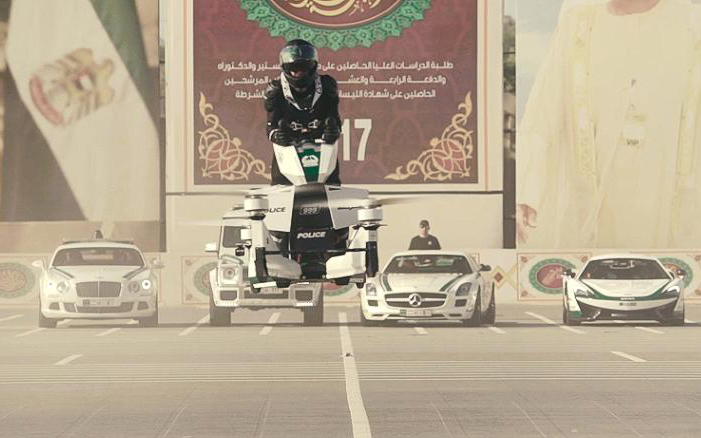 Wow! Polisi Dubai Mulai Dilatih Gunakan Sepeda Motor Terbang