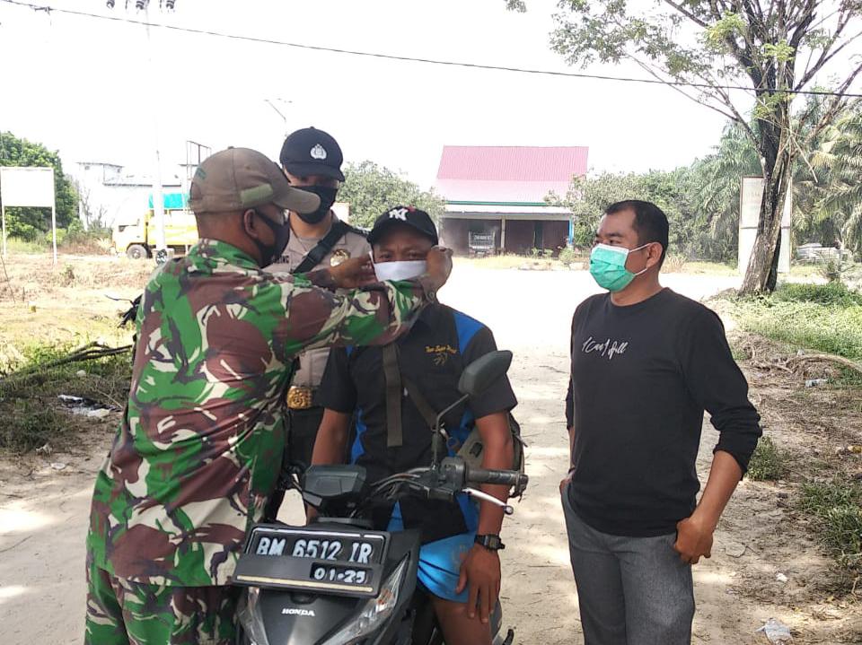 Polsek Teluk Meranti Perketat Monitoring Prokes Masyarakat