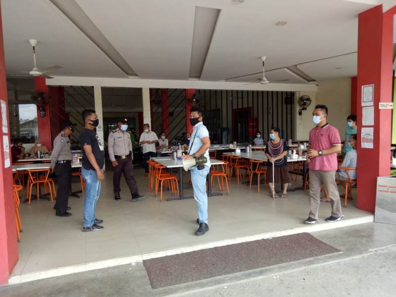 Gelar Operasi Yustisi, Polsek Pangkalan Kuras Data Pelanggar Protokol Kesehatan