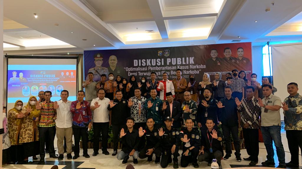 Resah Dengan Maraknya Peredaran Narkoba, Sahabat Polisi Indonesia DPW Riau Gelar Diskusi Publik