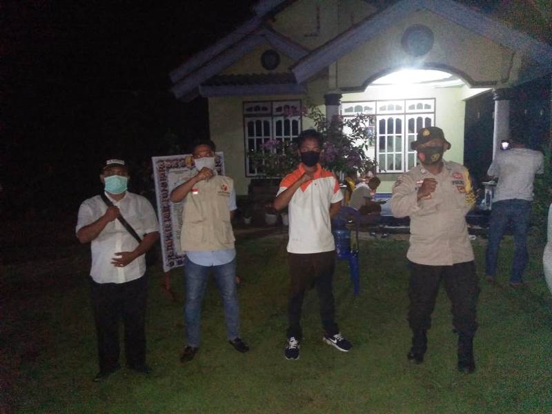 Polsek Pangkalan Lesung Kembali Lakukan Pengamanan Kampanye Paslon Bupati dan Wabup Pelalawan