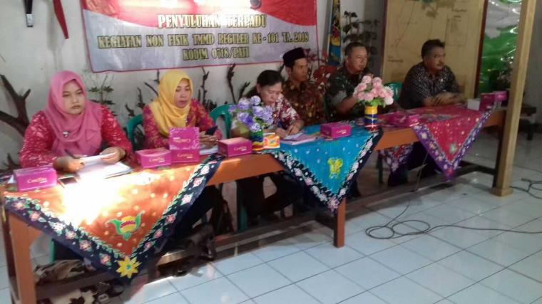 Penyuluhan Pengolahan Sampah Materi Kegiatan Non Fisik TMMD ke-101 Pati