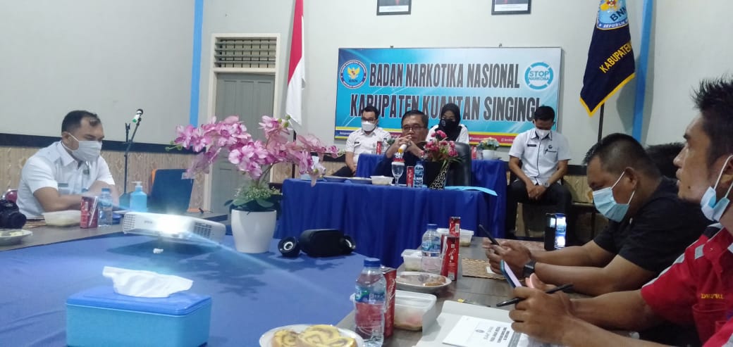 BNNK Kuantan Singingi Gelar Press Release Akhir Tahun 2021