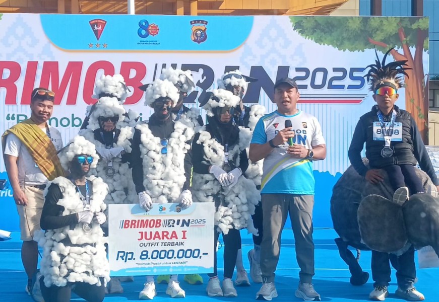 Brimob Run 2025: Dari Kostum Unik hingga Ajakan Selamatkan Tesso Nilo