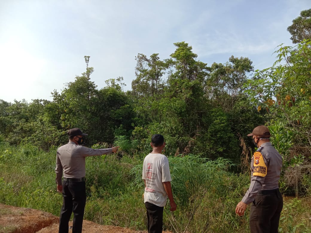 Personel Polsek Pangkalan Lesung Kembali Gelar Patroli Karhutla