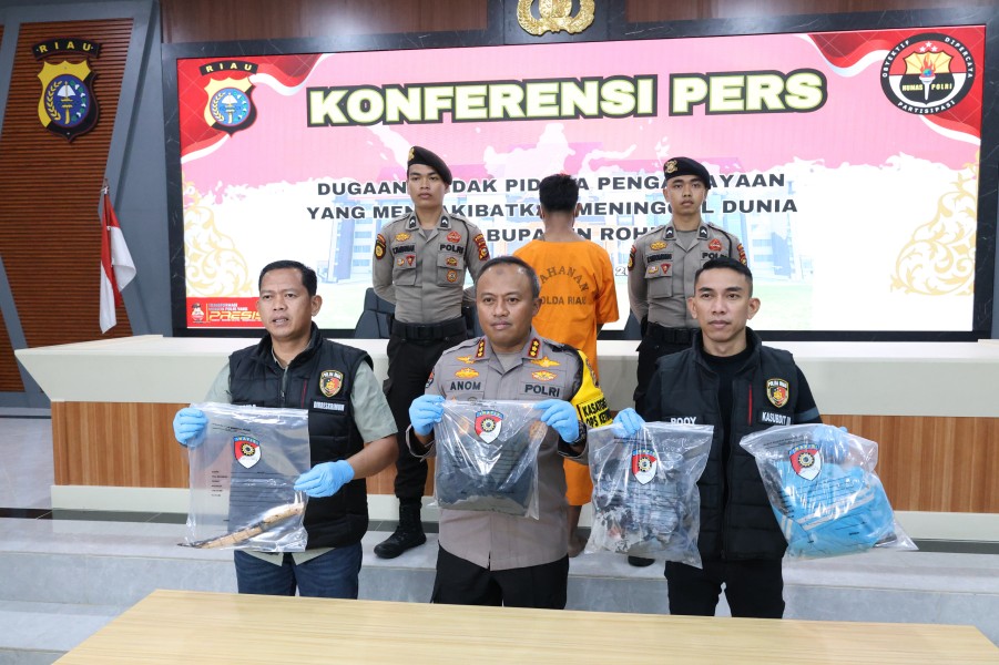 Anggota Polisi Tewas Ditusuk di Rokan Hilir, Pelaku Berhasil Ditangkap