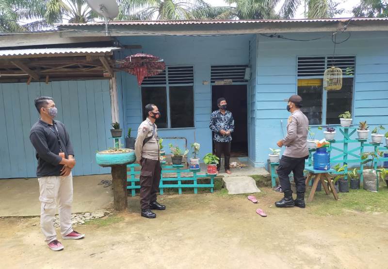 Polsek Pangkalan Lesung Kembali Lakukan Pengamanan Kampanye Calon Bupati dan Wabup Pelalawan