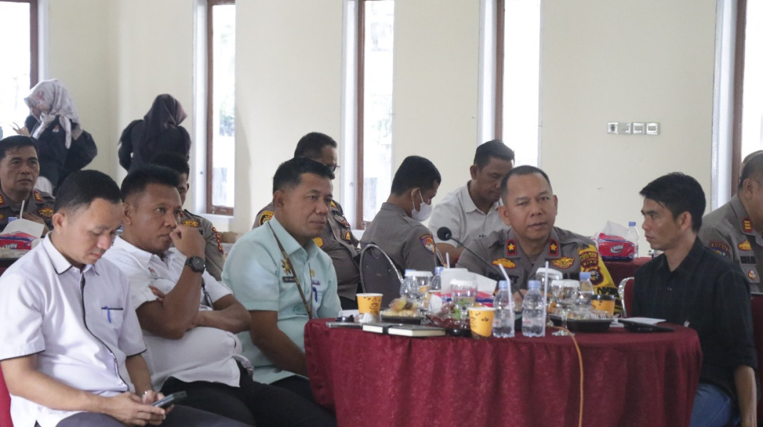 Ikuti Coffie Morning Bersama Kapolda Terkait Pemungutan Suara Pemilu;  Bupati, Penting Agar Pemilu Berjalan Aman dan Lancar