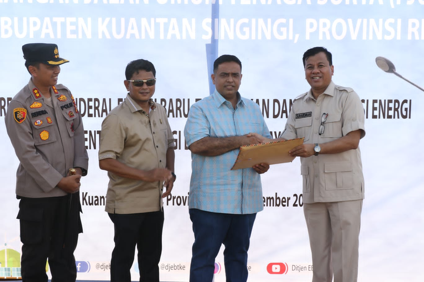 Tahun 2023, Atas Usulan Plt Bupati  M. Nasir Janjikan 200 Unit PJUTS  Untuk Lokasi Pacu Jalur 