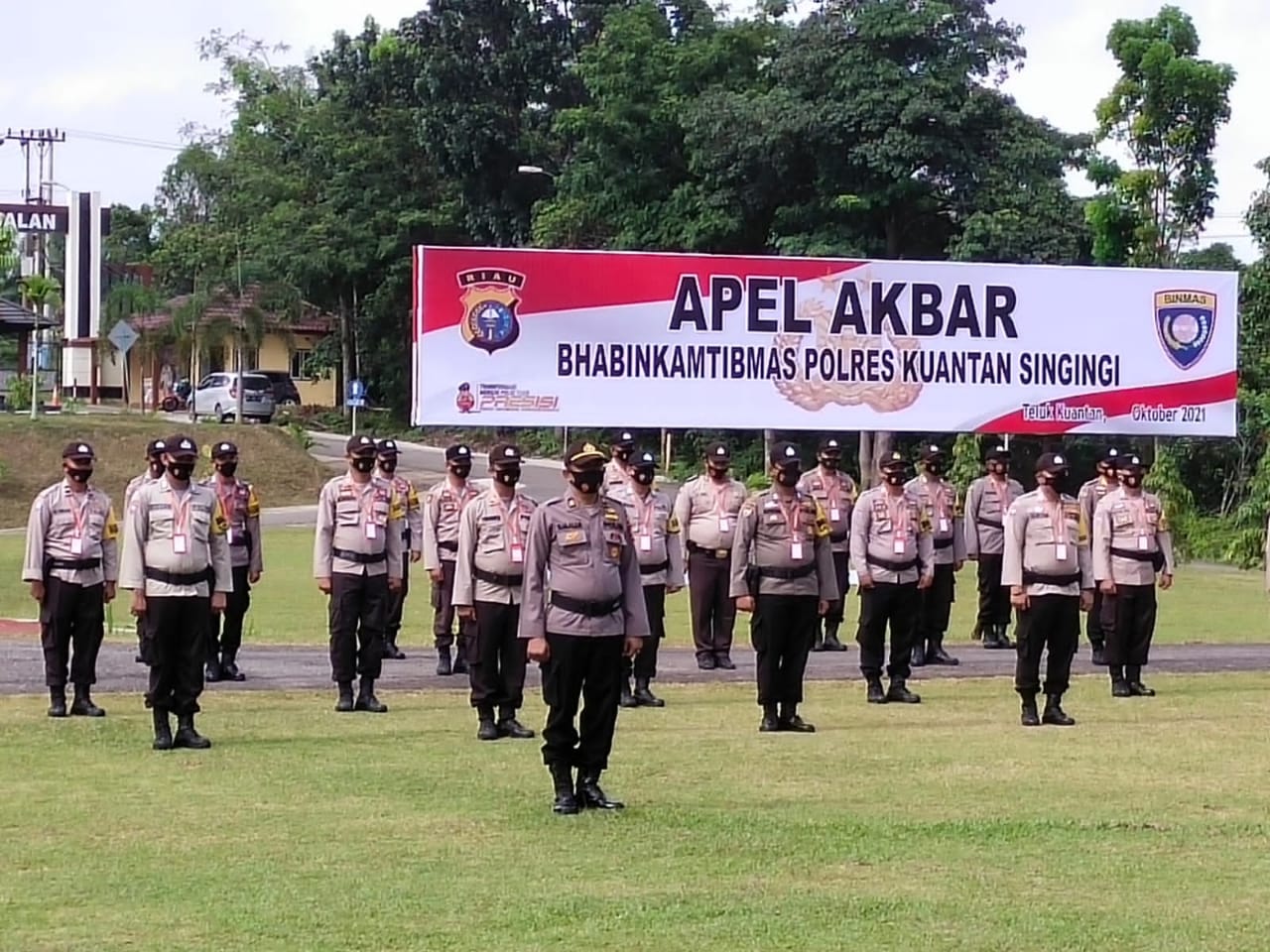 APEL AKBAR Bhabinkamtibmas, Dit Binmas Polda Riau Lakukan Pengecekan Barang Inventaris Bhabinkamtibmas Jajaran Polres Kuansing
