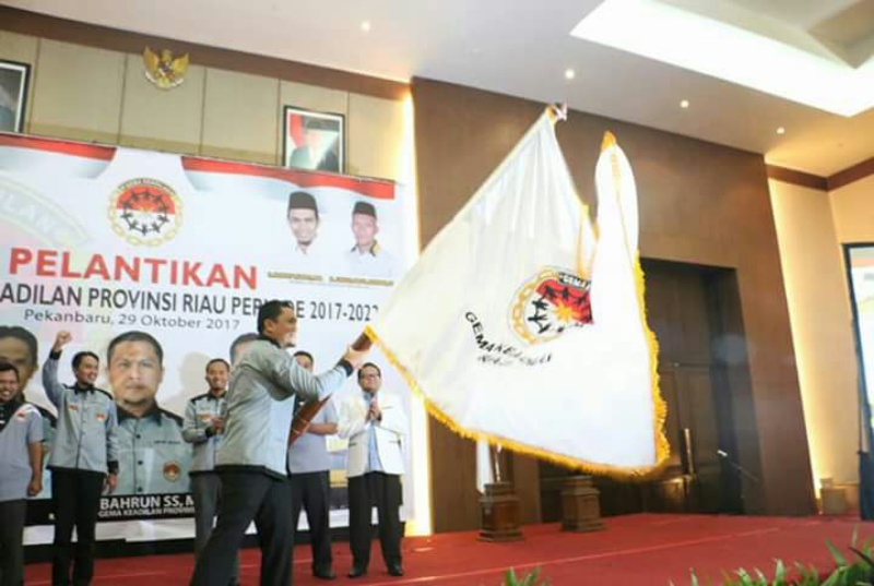 H. Abi Bahrun resmi nakhodai DPW Gema Keadilan Provinsi Riau