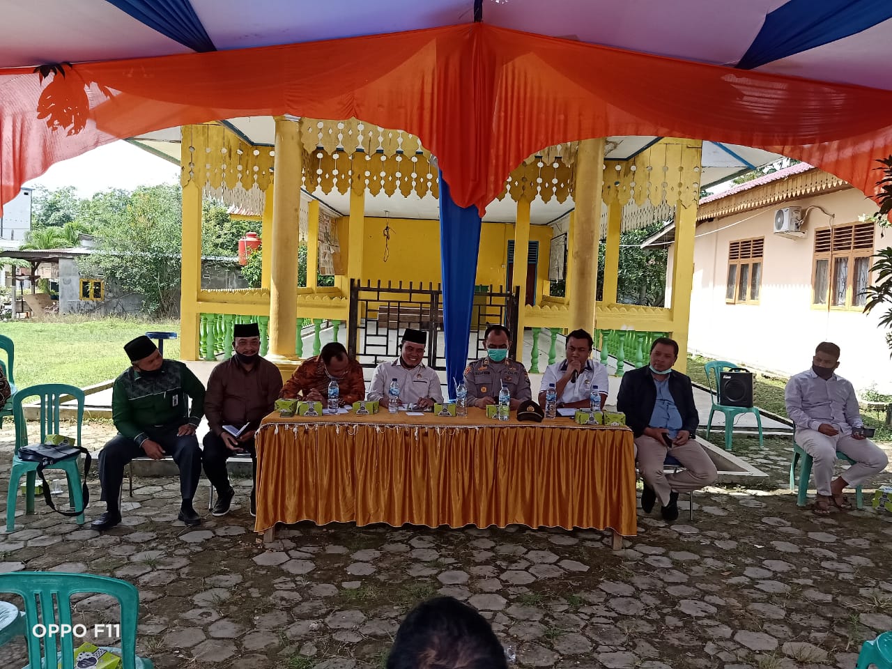 Kapolsek Pangkalan Lesung Hadiri Giat reses Anggota DPRD Kabupaten Pelalawan
