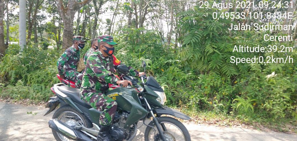 Cegah Karhutla, Serka M. Amin Babinsa Koramil 06/Cerenti Dim 0302/Inhu Laksanakan Sosialisasi ke Masyarakat
