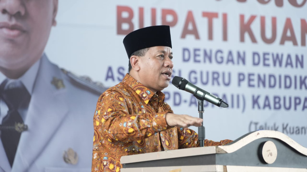 Lantik Pengurus AGPAII  Kuansing  Bupati Tampung Aspirasi Guru PAI