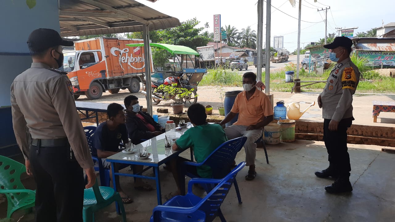 Antisipasi Lonjakan Covid-19, Polsek Ukui Imbau Masyarakat Terkait Disiplin Prokes