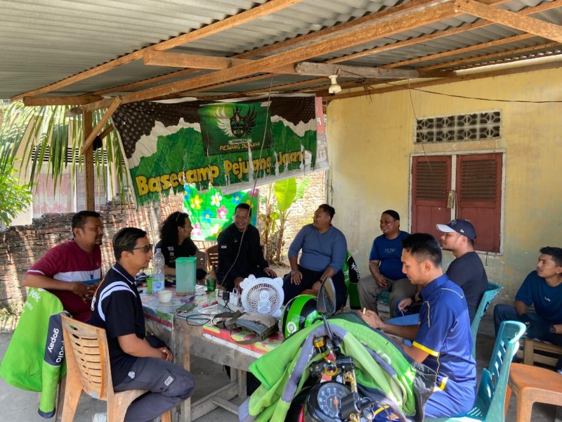 Driver Ojol Pekanbaru Siap Dukung Polda Riau Jaga Kamtibmas dan Program Green Police