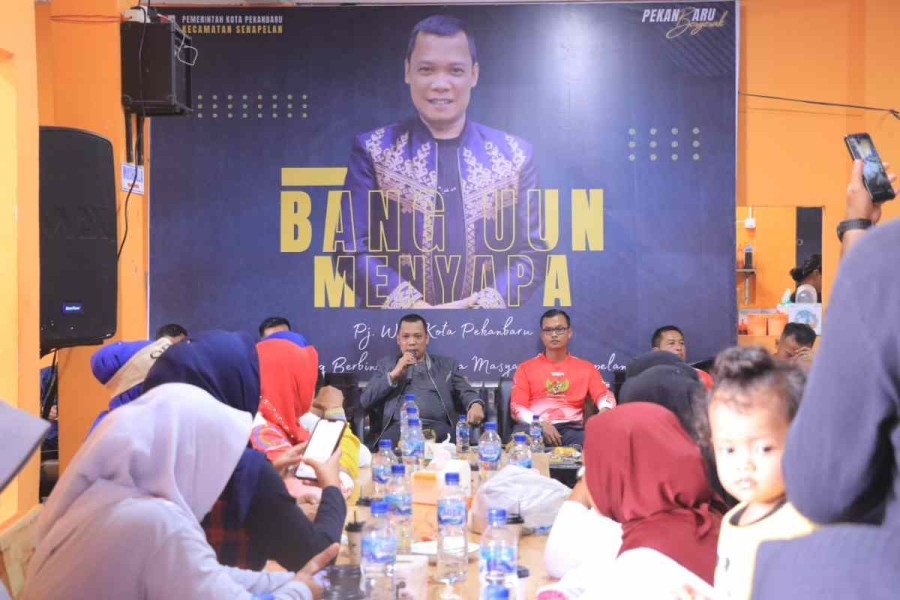 Sapa Warga Senapelan, Bg Uun Sampaikan Program Unggulan