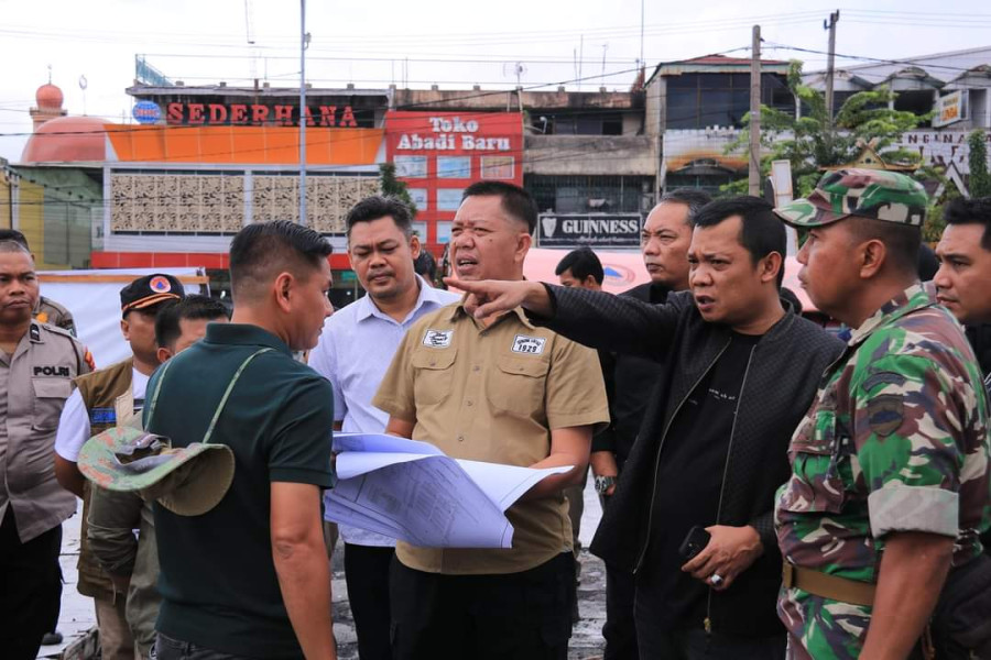 Pasca Kebakaran Pasar Cik Puan, Begini Rencana Pj Wali Kota