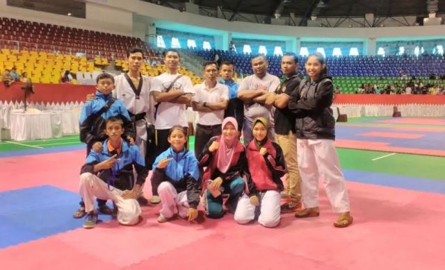 Taekwondo Inhu Raih 5 Medali di Kejurnas Dankorpaskas