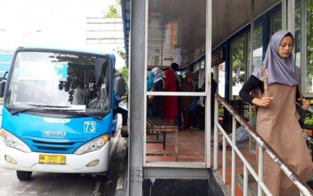 Perbaikan Halte Bus TMP Pekanbaru Segera Dilakukan