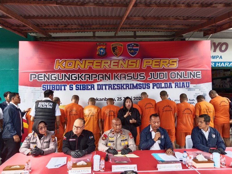 Polda Riau Bongkar Perjudian Online Bermodus Jual Akun Higgs Domino, Omzet Capai Rp3,6 Miliar