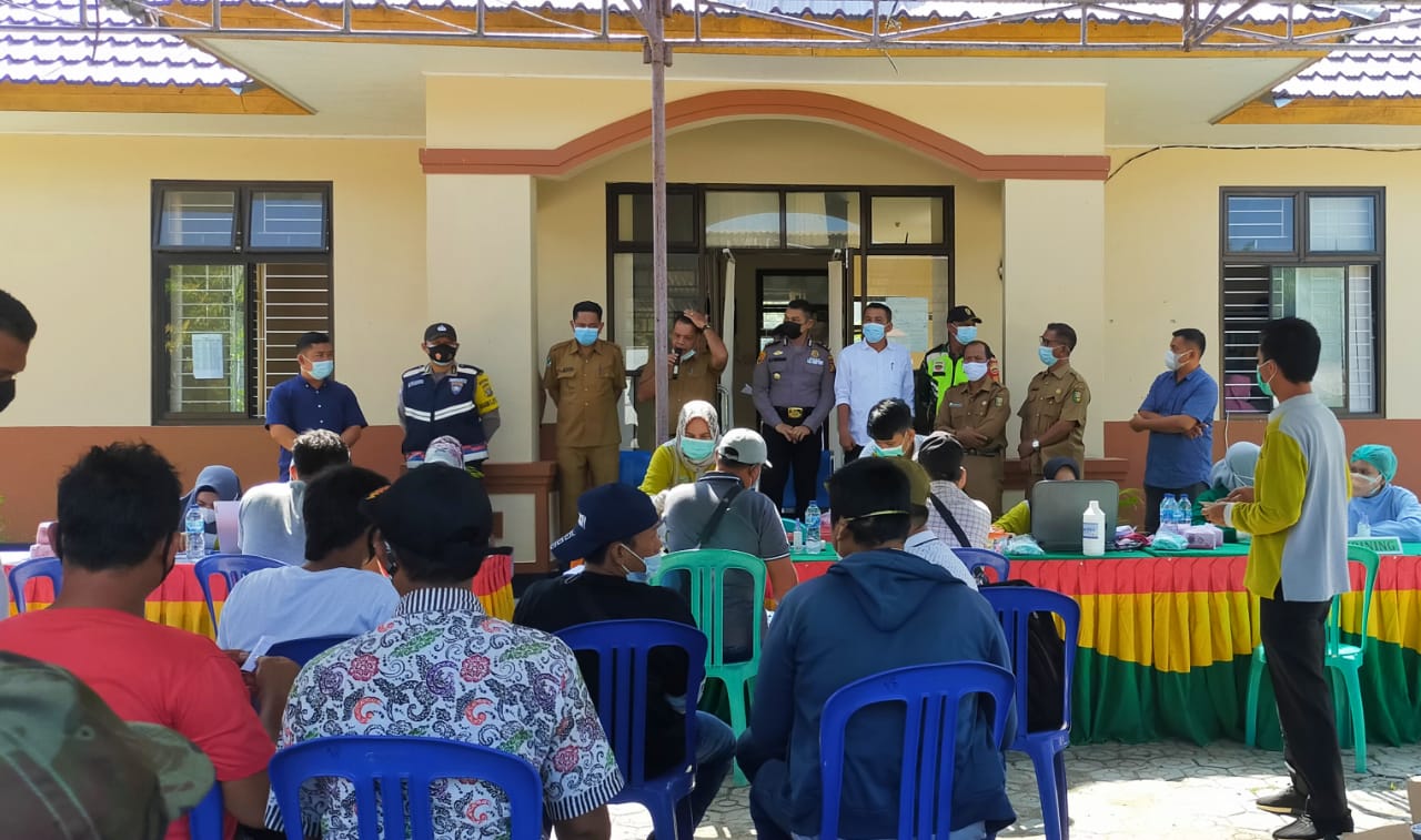 Gesa Percepatan Vaksinasi Covid 125 Warga Petai Baru Tuntas Di Vaksin