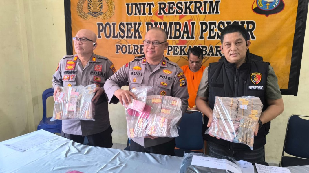Terlilit Utang dan Judi Online, Kasir Perusahaan Sawit di Pekanbaru Gondol Uang Gaji Karyawan Ratusan Juta