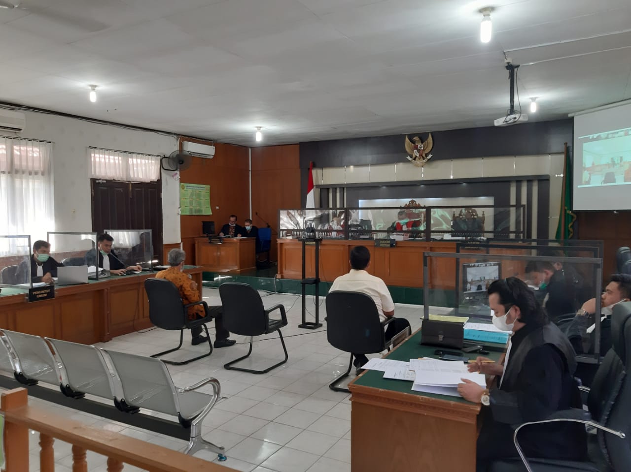 Terkait Kasus Dugaan Korupsi Ruang Pertemuan Hotel Kuansing, Sukarmis dan Andi Putra Bersaksi