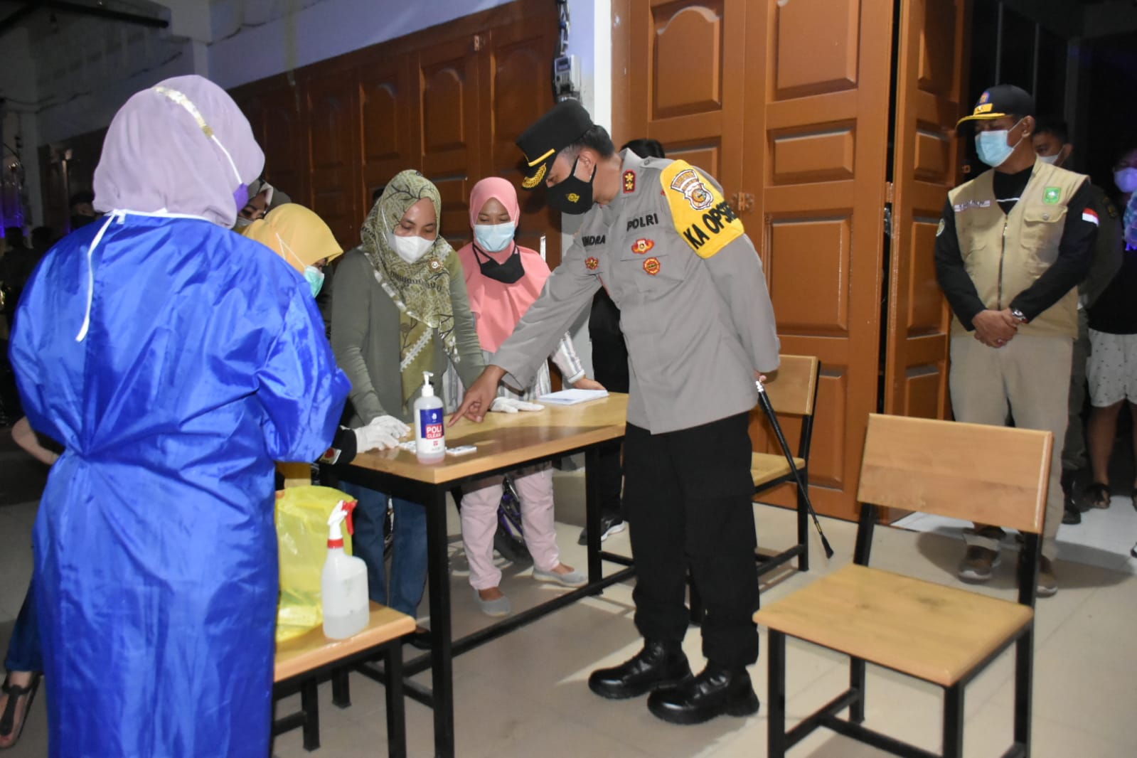 Upaya Memutus Rantai Penyebaran Covid-19, Polres Kuansing Meningkatkan 3T dan Ops Yustisi 