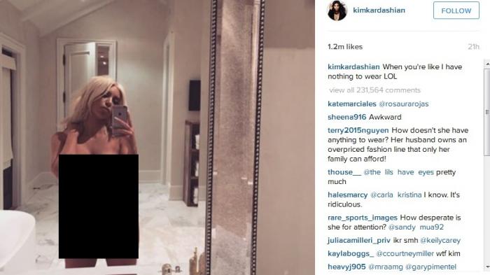 Kim Kardashian Selfie Telanjang, Kanye West: Aku Suka, Itu Seperti Karya Seni