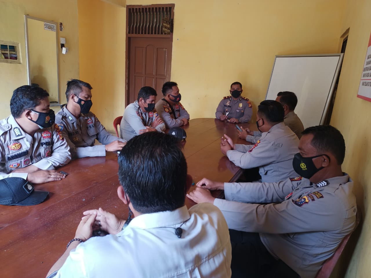 Kapolsek Kerumutan Pimpin Giat Anev Mingguan