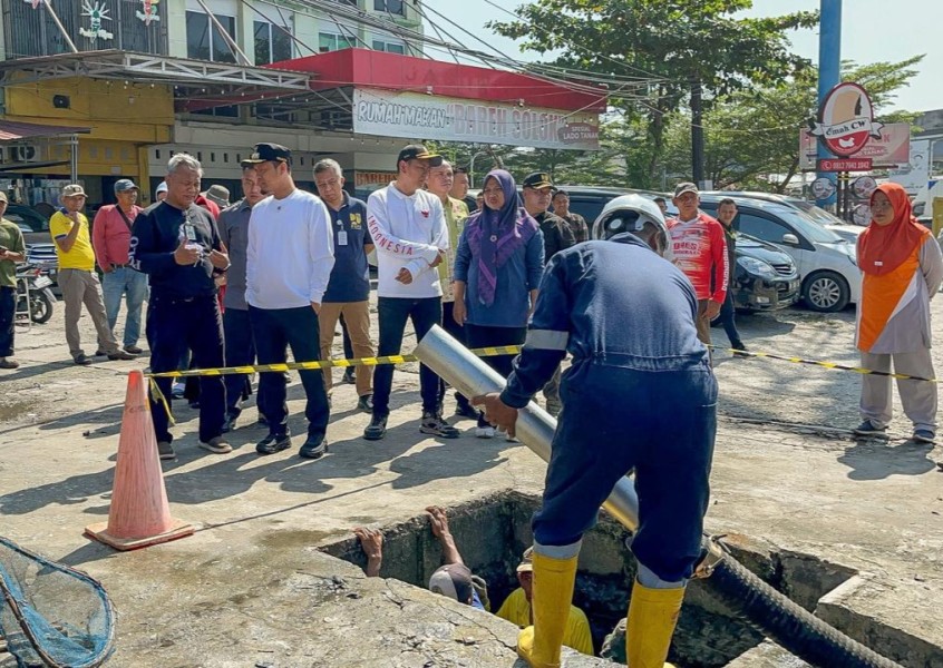 Fokus Jalan Protokol, Wali Kota Agung Jelaskan Tahapan Penanganan Banjir