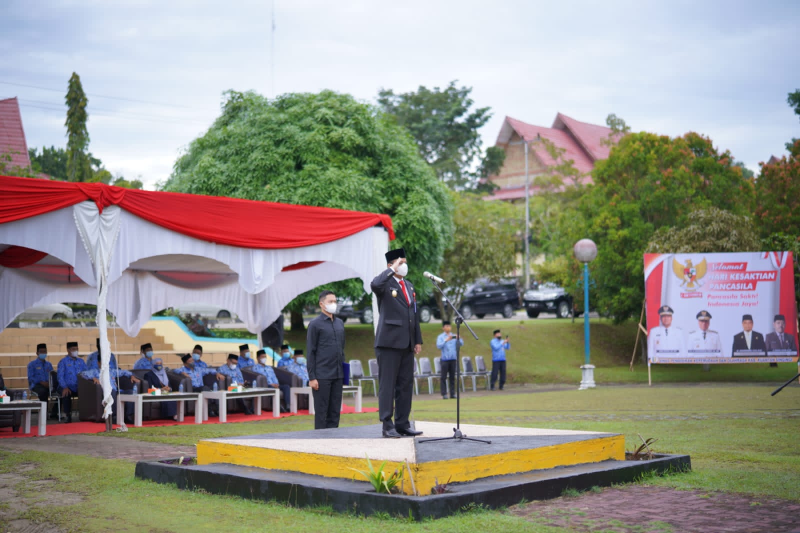 Peringatan Hari Kesaktian Pancasila  Wabup Jadi Irup