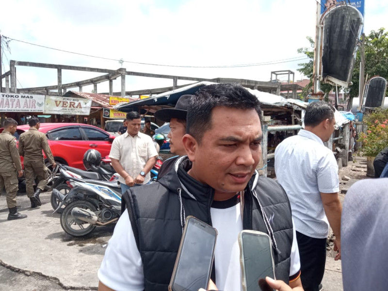 Disperindag Pekanbaru Surati Pedagang Pasar Palapa Pindah ke TPS, Target Selesai Revitalisasi Akhir Tahun