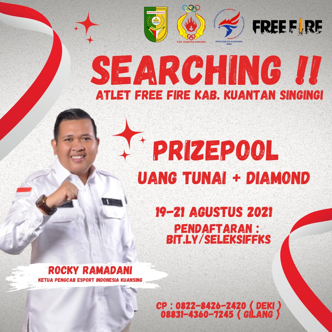 Pengcab ESI Kuansing  Gelar Seleksi Free Fire Untuk Qualifikasi Pra PON