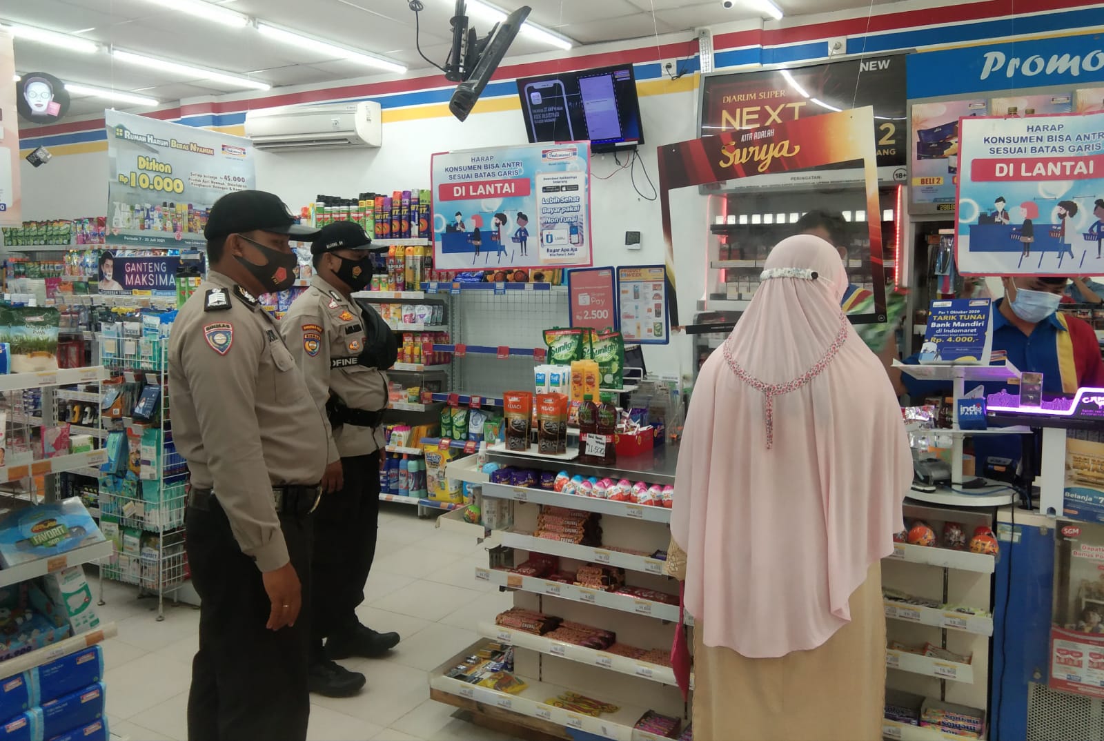Polisi Kecamatan Kerumutan Pantau Keamanan di Wilayah Binaan