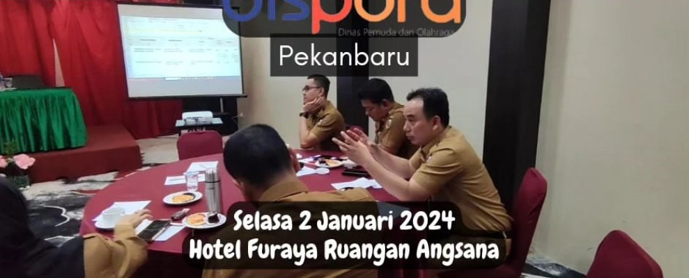 Dispora Pekanbaru Gelar Rapat Penyusunan Rancana Penilaian Peta Risiko