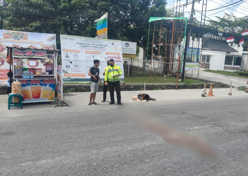Mahasiswi Tewas dalam Kecelakaan di Depan Gerbang Unri, Sopir Avanza Kabur