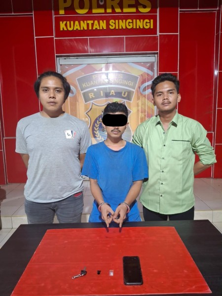 Sat Resnarkoba Polres Kuansing Ungkap Dua Kasus Peredaran Narkotika di Kelurahan Sungai Jering