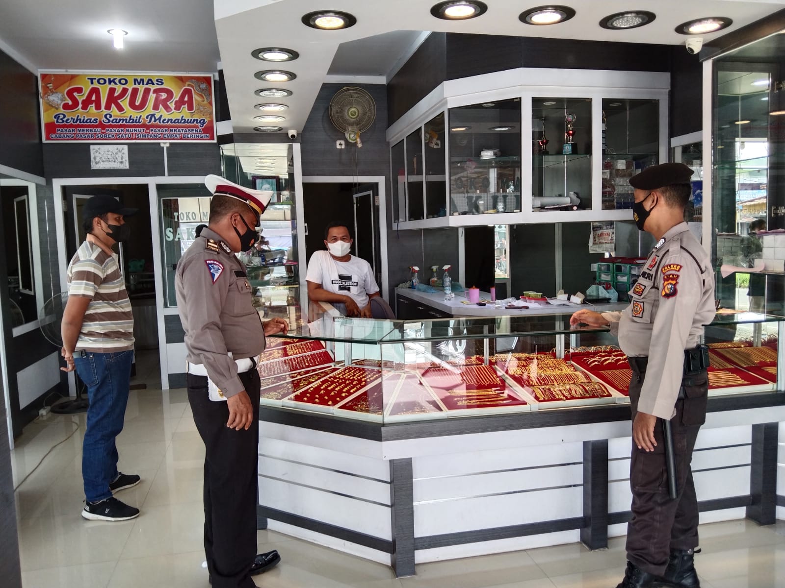 Polsek Pangkalan Kuras Antisipasi Aksi Curas, Curat dan Curanmor, Ini yang Dilakukan