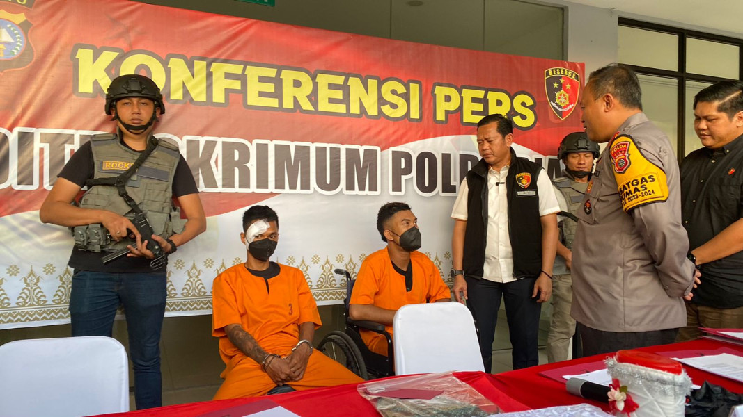 Hendak Melawan Saat Ditangkap, Polisi Tembak 2 Pelaku Pecah Kaca di Pekanbaru