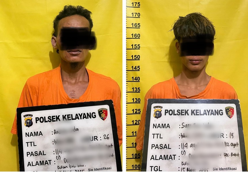 Upaya Kabur Lewat Sungai Gagal, Kakak Beradik Pengedar Narkoba Ditangkap